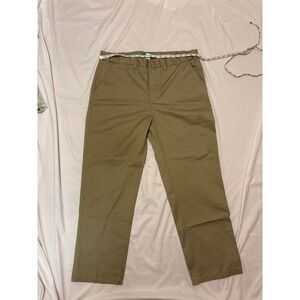 Haband Fit-Forever Twills Mens 38x29 Khaki Chino Pants Tan Style 041